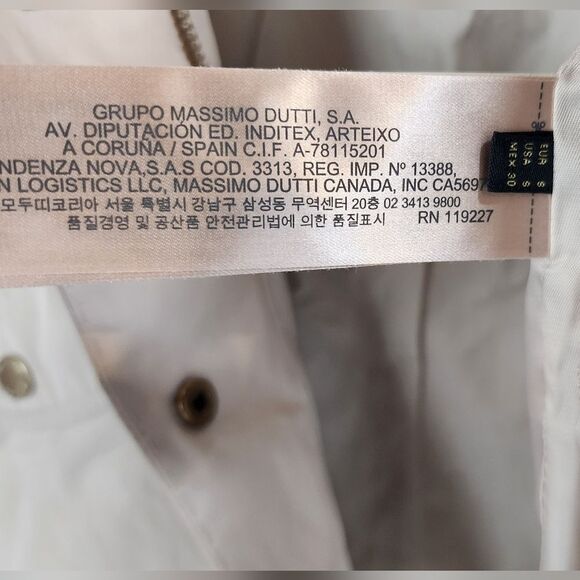 Massimo Dutti women's beige zipper jacket size small - Picture 5 of 15